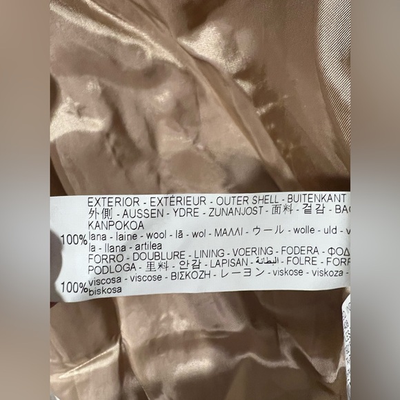 Zara wool belted coat tan 🔥blogger style aritzia maxmara nanushka - Picture 13 of 15